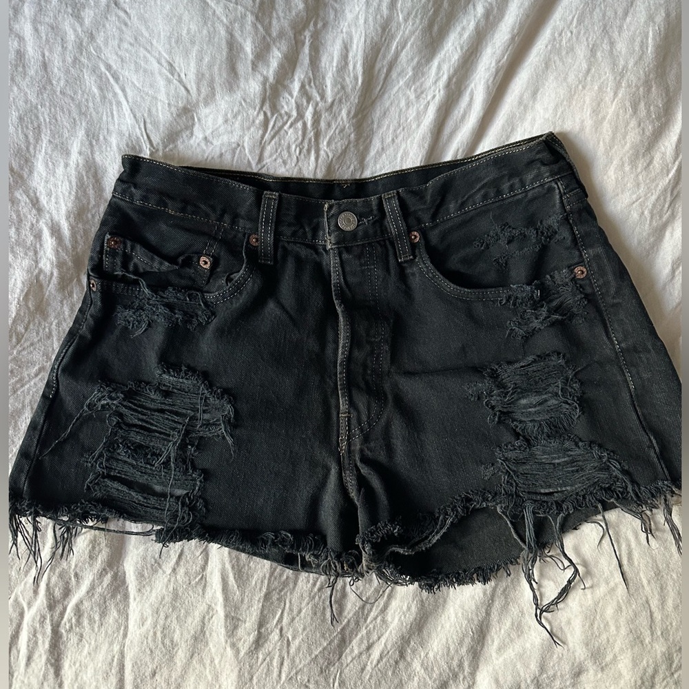 Vintage Levi’s Distressed Denim Cutoff Shorts